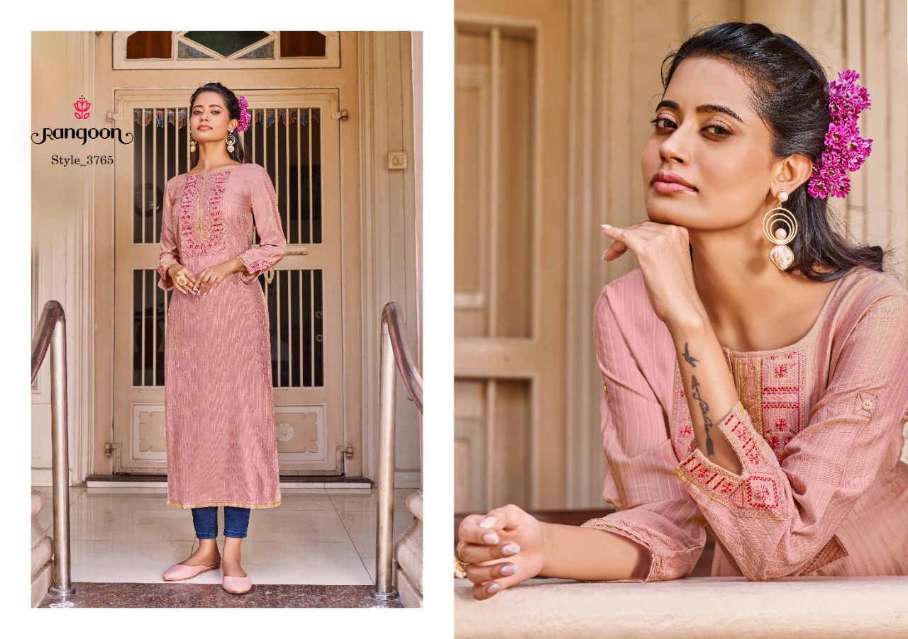 Rangoon Sweet Heart Fancy Wear Cotton Heavy Kurti Collection